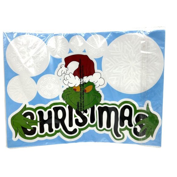 Dr. Seuss The Grinch Stickers Christmas Holiday 8 Different Sheets Max - Picture 1 of 8